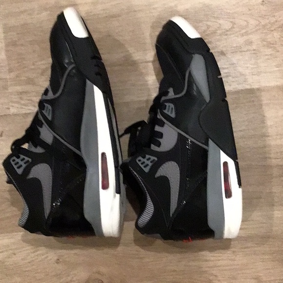 Nike Air Flight size 7.5 black/grey retro 2012 306252-062 used good condition - Picture 5 of 10